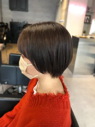 ショート カラー 🪞個室サロン/韓国 艶髪/keito🪞のヘアスタイル