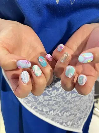 ネイル 小川 柚香のネイルデザイン