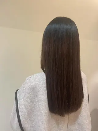 ロング パーマ 韓国風レイヤーカット 松葉翔のヘアスタイル