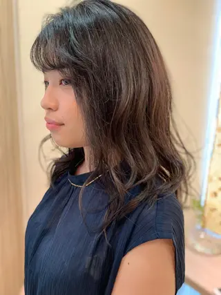 ロング DiMPlE  ディンプル所属・🌸スタイリスト 山浦美恵のヘアスタイル