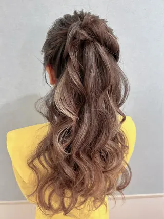 ロング ヘアアレンジ セットサロン      ラフテル所属・大阪/ヘアアレンジ /似合わせset💐のヘアスタイル