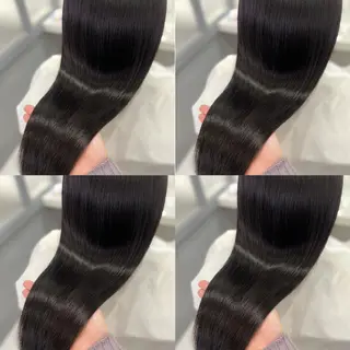 ロング カラー 髪質改善×矯正🫧 韓国ヘアasamiのヘアスタイル