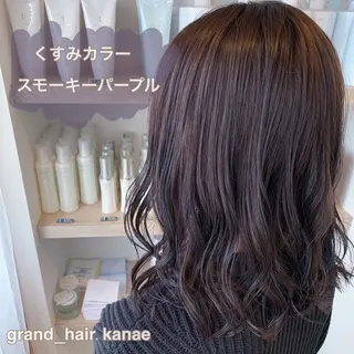 セミロング ホラオク カナエのヘアスタイル