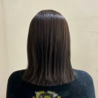 ミディアム カラー PATIONN所属・透明感/ベージュ/ 顔周り/yuna.のヘアスタイル