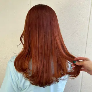 セミロング カラー 《暖色/韓国hair 》🇰🇷桑原ユキネのヘアスタイル
