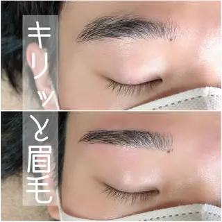 メンズ アイブロウ K&E lashe /大垣　まつ毛、眉毛のマツエク・マツパデザイン