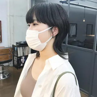 ミディアム ✂︎ウルフ・ショート ✂︎MIKUNIのヘアスタイル