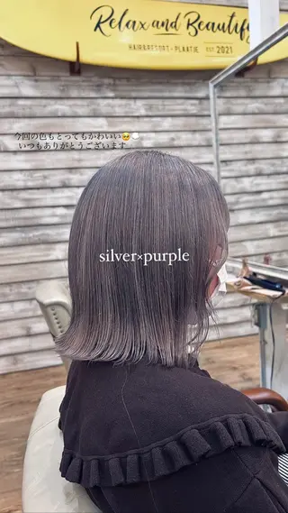 ショート カラー プラーチェ橋本所属・🎠オガタアヤネ🎠 plaatje橋本のヘアスタイル