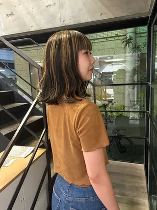 ミディアム カラー boy  HAIR SALON所属・ayuka boyのヘアスタイル