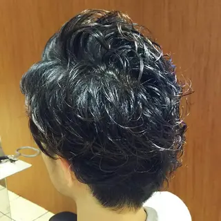 メンズ パーマ SHAFT Ieiriのヘアスタイル