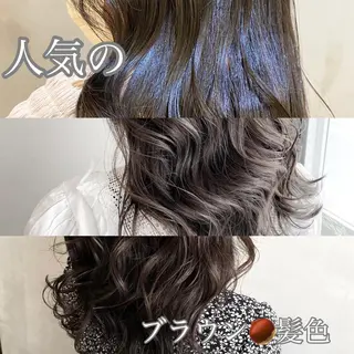 ミディアム カラー ヘアアレンジ ネイル マツエク・マツパ reverie【レヴリー】所属・夜23時まで予約🉑 reverieあきらのヘアスタイル