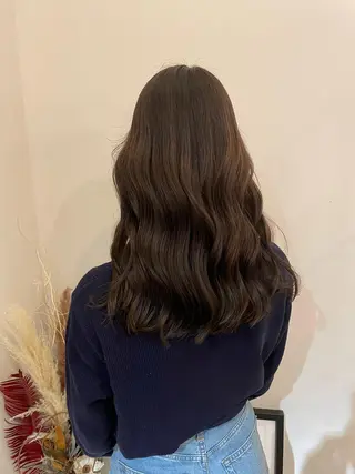 セミロング カラー 林 慧悟のヘアスタイル