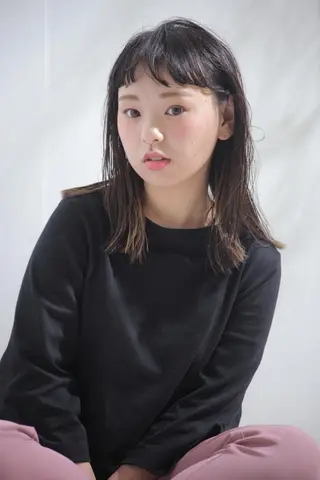 ミディアム カラー 福岡天神⭐︎ lotyのヘアスタイル