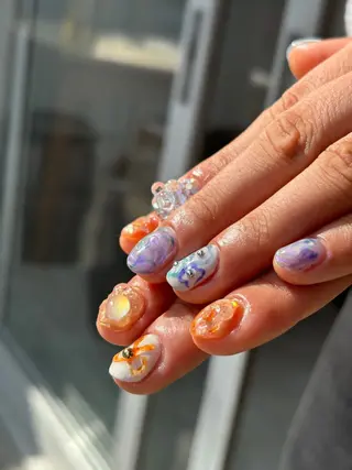 ネイル hinako /個性派ニュアンスのネイルデザイン