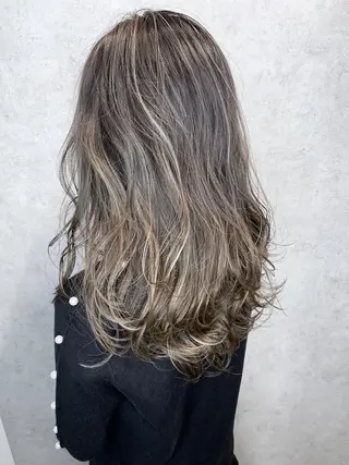 ロング カラー 神野 雅樹のヘアスタイル