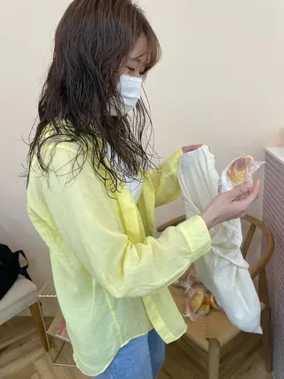 セミロング ボブカットモデル/パ ーマ/harunaのヘアスタイル