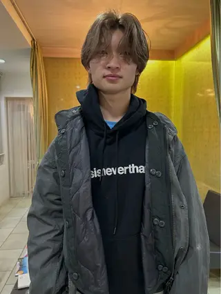 ショート カラー 似合わせパーマ/ メンズパーマ/しゅうのヘアスタイル