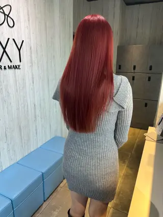 ロング カラー AXY HAIR&MAKE 新宿本店所属・junya カラーモデル募集中のヘアスタイル