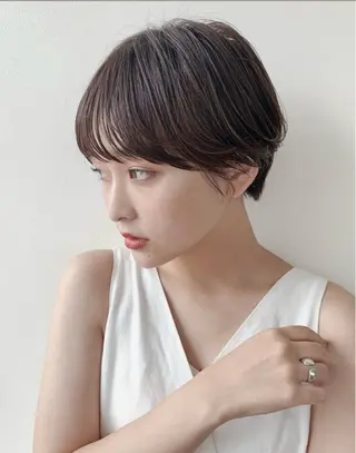 ショート カラー hidetora ／レイヤーショートのヘアスタイル