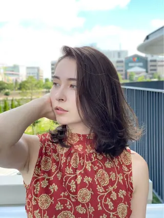 カラー M.SLASH みなとみらい馬車道所属・❄️透明感×艶カラー ❄️Saeのヘアスタイル