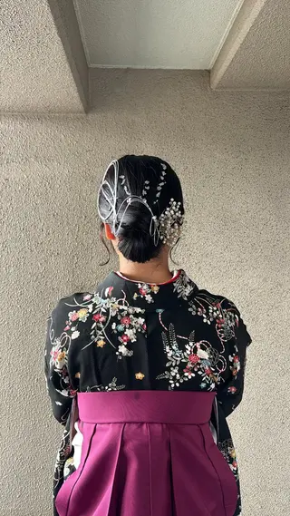 ミディアム ヘアアレンジ chouette/ 根本優希のヘアスタイル