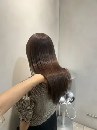 ロング カラー レイヤーカット/ 透明感カラー/カナのヘアスタイル