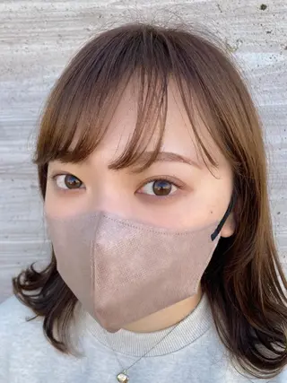 セミロング パーマ ネイル マツエク・マツパ アイブロウ 𓊆ᶠᵉᵉʸ𓊇 ᶜᴴᴵᴴᴬᴿᵁのマツエク・マツパデザイン