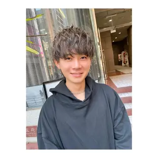 ショート パーマ メンズ ange☞ soutaのヘアスタイル