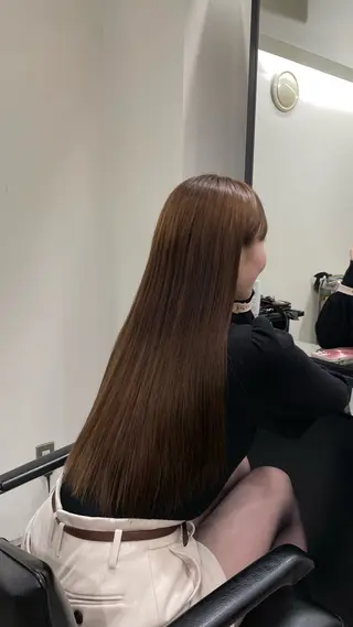 ロング カラー fifth 阿部楓のヘアスタイル