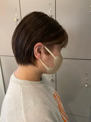 ショート C’LD hair  produce /シールドヘア所属・モテ髪/ボブ/ショー ト/アダチフウトのヘアスタイル