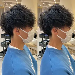 パーマ メンズ 大人メンズパーマ メンズ特化　萱原大幹のヘアスタイル