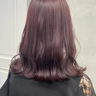 セミロング カラー ヘアアレンジ 🫧透明感カラー/ ナルハ🫧のヘアスタイル