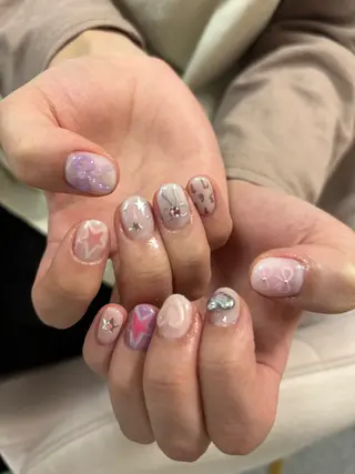 ネイル I P'ink nail salon所属・I pinknail 韓国風·持ち込み専門のネイルデザイン