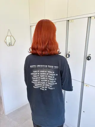 カラー 🫧松尾彩舞樹🫧 アレンジ/艶カラー✨のヘアスタイル