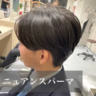 パーマ メンズ ダウンパーマ特化💎 ボブ・レイヤーりなのヘアスタイル