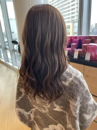 ミディアム カラー 美髪形成!色素改善! 秋田 和輝のヘアスタイル