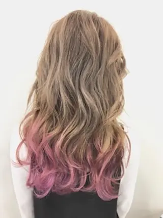 ロング カラー Asian Hair &Eyebrowのヘアスタイル