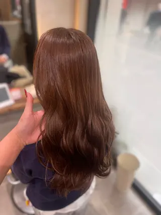 セミロング カラー La fith hair SHIN 大分所属・Lafith 大分／ ヨッシーのヘアスタイル