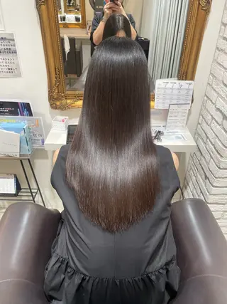 ロング カラー 暖色/艶髪/ 透明感カラー/なおとのヘアスタイル