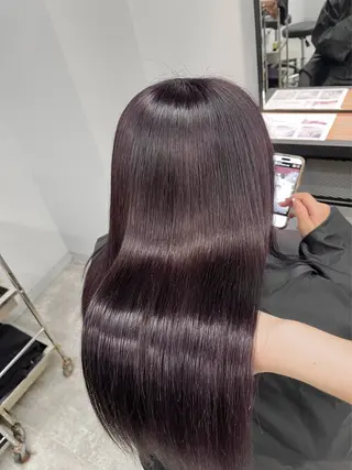 ロング LINDO TOKYO所属・ミルクティー /asumi♡のヘアスタイル