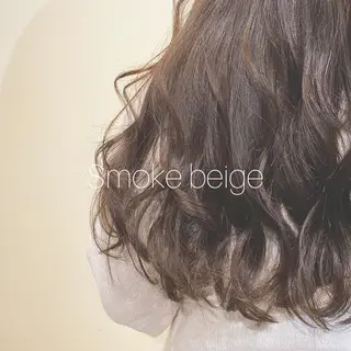 セミロング カラー 𓅰なかがわ ふみな𓅯のヘアスタイル