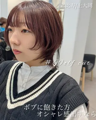 ミディアム カラー Dxxxx III所属・女性目線の大人 メンズ*Ayakaのヘアスタイル