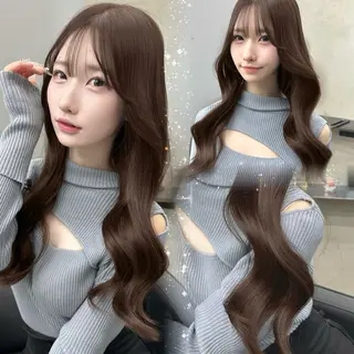 ロング 韓国/ワンホンヘア 髪質改善/MaCoのヘアスタイル