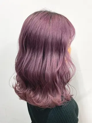 ミディアム カラー momo所属・メンズヘアメイク 🩵Mayuki🩵のヘアスタイル