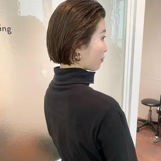 ショート Sill所属・片岡 由依のヘアスタイル