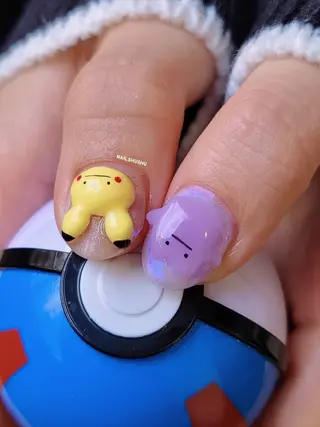 ネイル 3dパーツ/流行り 👧shushu❤️のネイルデザイン