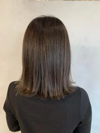 ミディアム カラー ケアブリーチ/ili 村上佳那多のヘアスタイル