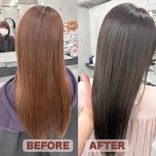 カラー 柳田 怜那/銀座 Endearingのヘアスタイル