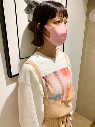 ミディアム LOREN＋透明感 オリーブhirokoのヘアスタイル