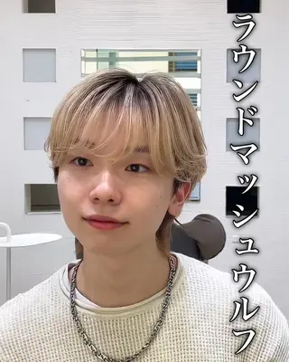 メンズ メンズ縮毛矯正 ブリーチカラー/まやのヘアスタイル